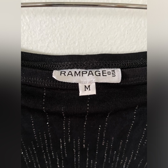 Rampage Studded Rhinestone Embellished Skirt. Length 27". - Picture 6 of 6